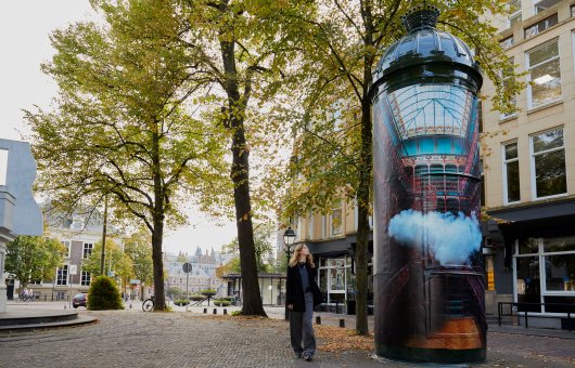Berndnaut Smilde zuil Nimbus - Foto: Johan Nieuwenhuize