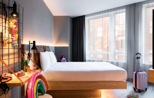 Moxy hotel The Hague kamer