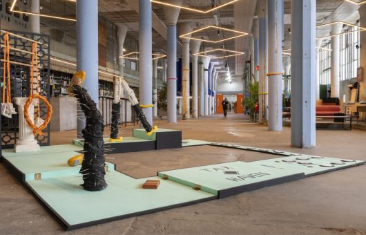 Gymzaal kunstwerk