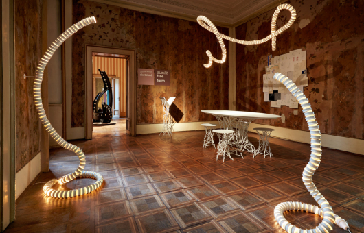Kunstinstallatie in Milaan 
