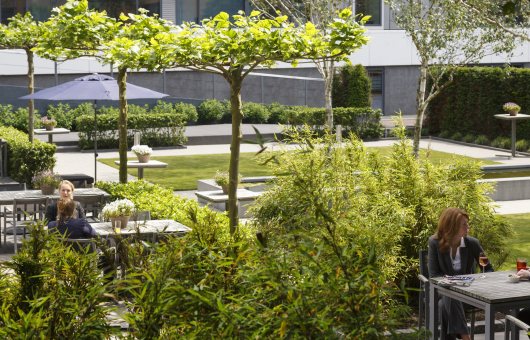 The Hague Marriott - garden terrace
