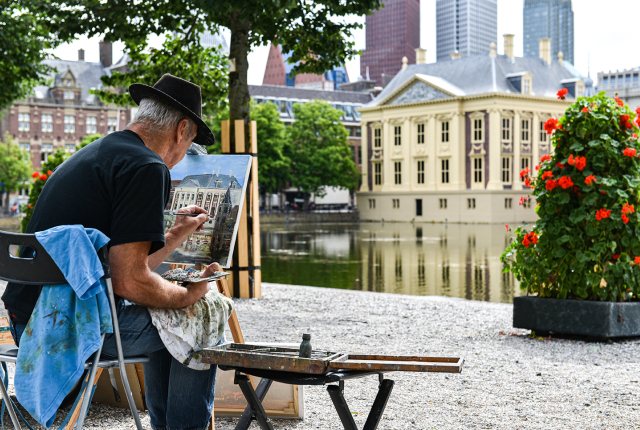 Hofvijver schilder Mauritshuis