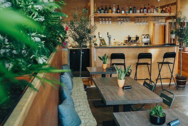 Foto van interieur van EVO pizzeria in de Badhuisstraat