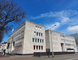 Ambassadegebouw gezien vanaf het Korte Voorhout