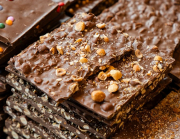 chocoladebrok met nootjes